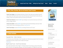 Tablet Screenshot of foodtruckpages.com